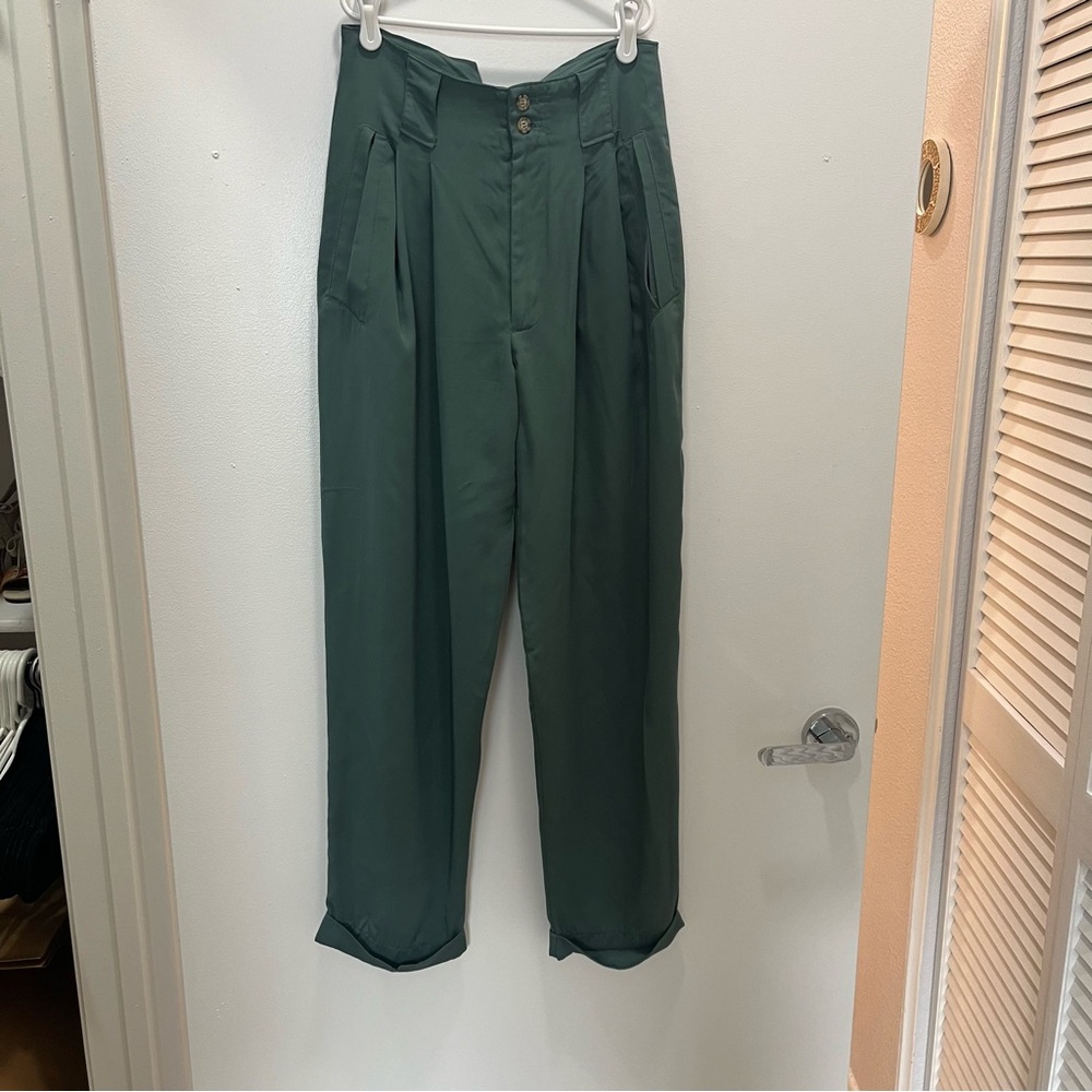NA NIN Townes Trousers in Vintage Wash Modal Topiary XS - Picture 7 of 13